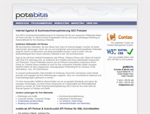 Tablet Screenshot of potsbits.com
